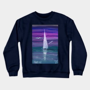 Night ocean Crewneck Sweatshirt